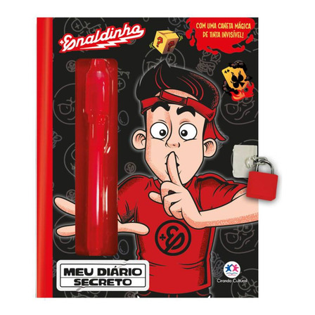 Enaldinho - Diário Secreto: Com Caneta Especial, De Enaldinho. Editorial Ciranda Cultural Em Português Enaldinho - Diário Secreto: Com Caneta Especial, De Enaldinho. Editorial Ciranda Cultural Em Português