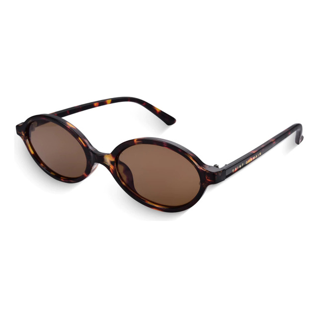 Óculos De Sol Oval Feminino Saint Germain Siena Tartaruga Oval Tartaruga Tartaruga Preto T...