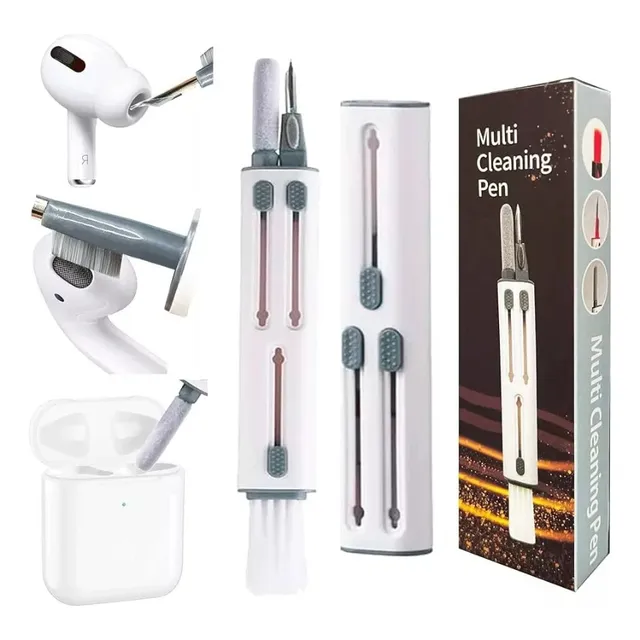 Lapiz Limpia Auricular Celular Teclados Herramiento 4 In 1