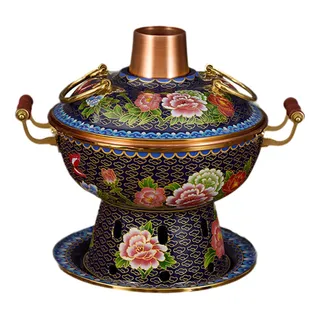 Old Beijing Pot De Cobre Hot Hot Utensilios De Cocina Azul Old Beijing Pot De Cobre Hot Hot Utensilios De Cocina Azul