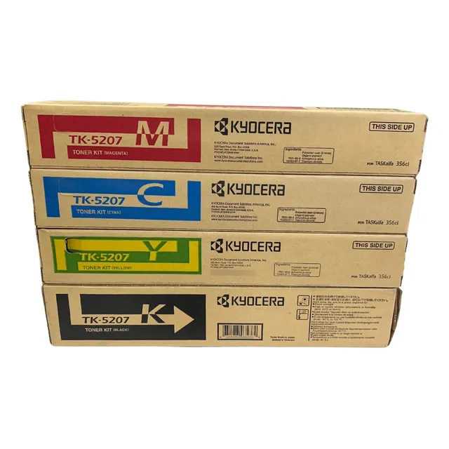 Paq 4 Pzas Toner Original Kyocera Tk-5207