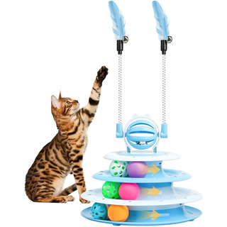 Kitten Juguete Interactivo Para Gatos Con 2 Varitas De Juego Kitten Juguete Interactivo Para Gatos Con 2 Varitas De Juego