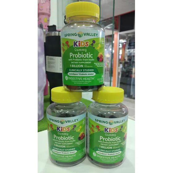 Probioticos Kids Spring Valley 1 Billion, 60 Gomitas