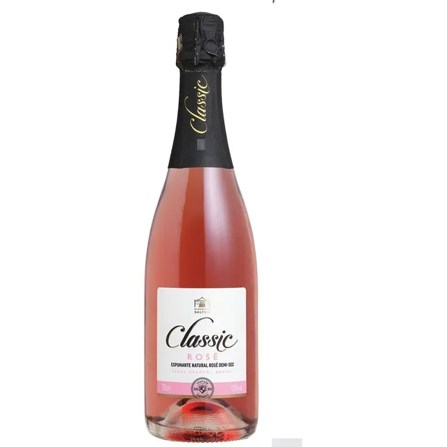 Vinho Espumante Salton Demi Seco Classic Rosé Garrafa 750ml