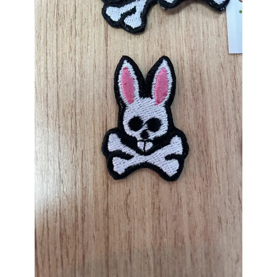 Parche Bordado Aplique Psycho Bunny Se Pega O Cose