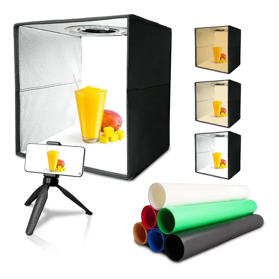 Caja Luz Fotografica Fotografia  Portatil Estudio 12 X 12 