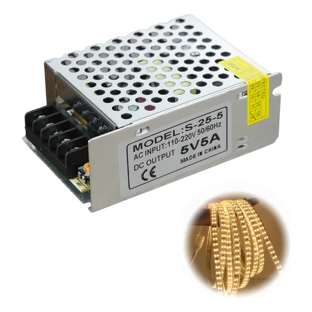 Fuente Conmutada 5v 5a 25w Eliminador Transformador Driver