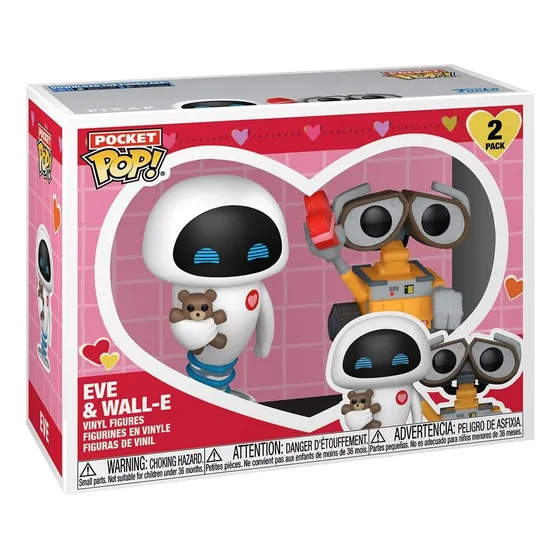 Funko Pocket Pop!: Valentines 2-pack - Eve & Wall-e