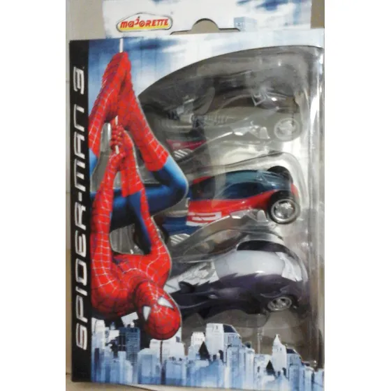Auto Majorette Spider-man 3.pack Por 3 Nue Autos Marvel Rdf1
