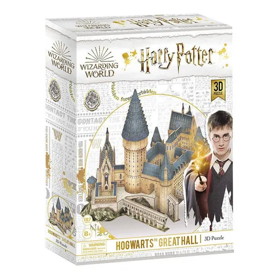 Harry Potter - Gran Salon Hogwarts - Puzzle 3d - 185 Piezas
