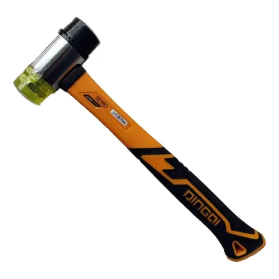 Martillo Mecánico Golpe Suave Mango Fribra De Vidrio