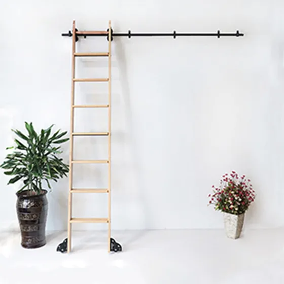 Tubo Redondo Escalera Movil Riel Corredizo Kit Puerta Piso