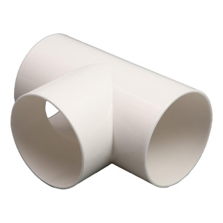 Accesorio De Tubería De Pvc En Forma De T Diámetro 10 Cm Accesorio De Tubería De Pvc En Forma De T Diámetro 10 Cm