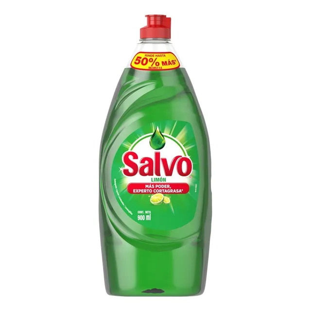 Lavatrastes Salvo Limón Líquido 900 Ml