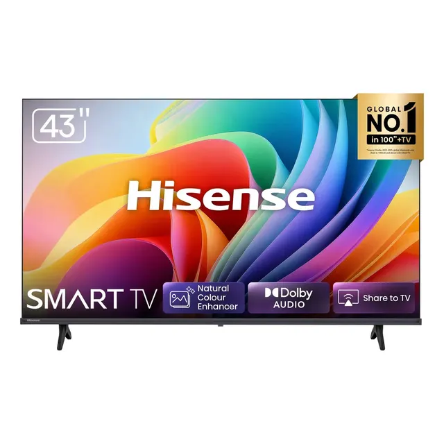 Smart TV Hisense FHD 43" Polegadas 43A4NV com HDR10, DTS Virtual X, Compatibilidade Alexa