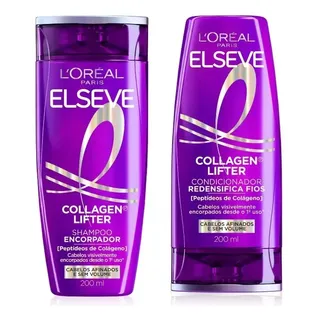 Elseve Shampoo E Condicionador Elseve 200ml Colágeno Lifter