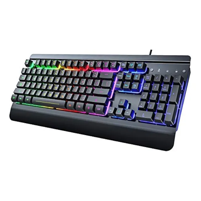 Risophy Teclado Para Juegos, Panel De Metal De 104