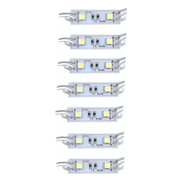100pz Módulos De 2 Led Mini 2835 12v Exterior Luz Blanco Frío