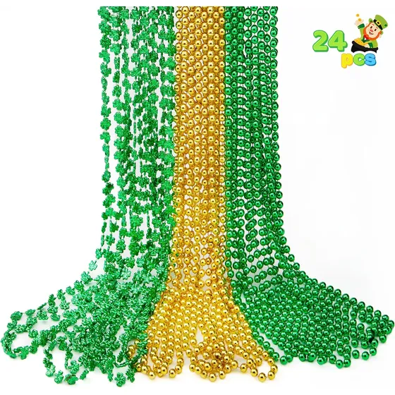 Conjunto De Joyería Para San Patricio - 24 Piezas, Verde Y O