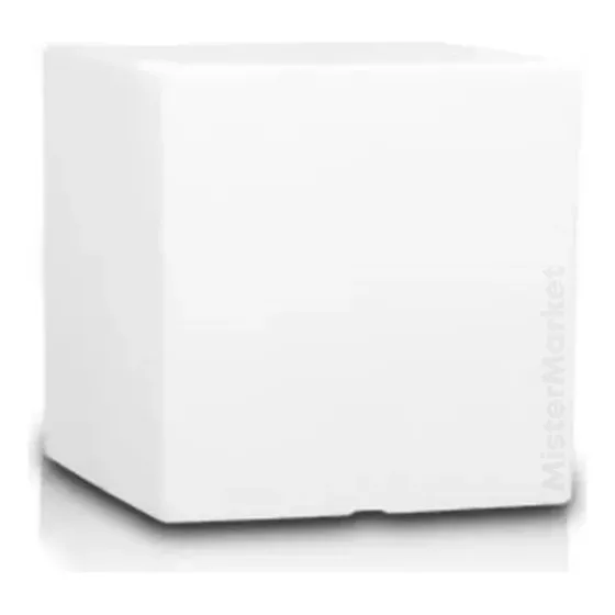 Cubo Cerrado Luminoso 25cm Evento Plastico Jardin Led Rayun