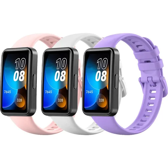 Correa Silicón Para Huawei Band 9/8 - 3 Piezas