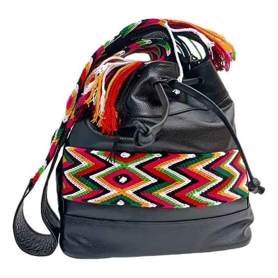 Bolso Mochila Megocueros 189 Dama Cuero Wuayu