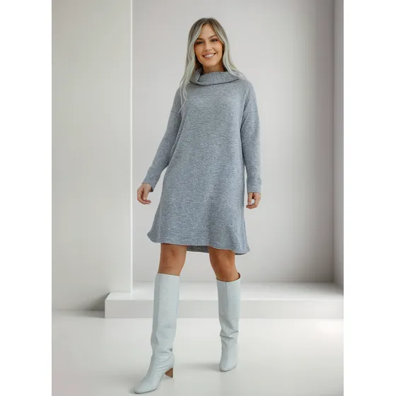 Vestido De Invierno Para Usar Con Calza Ó Como Vestido