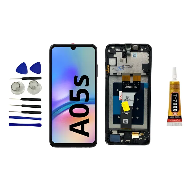 Tela Display C/aro Superior Para Galaxy A05s A57 Sm-a05s