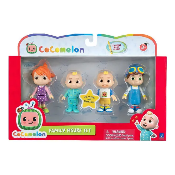 Cocomelon Set 4 Muñecos La Familia W0169