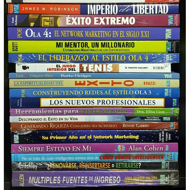 Libros Network Marketing Mercadeo Redes Multinivel