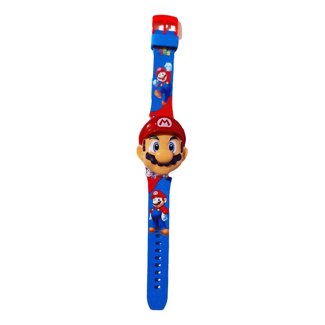 Super Reloj Digital Mario Bross Juguetería Para Niños