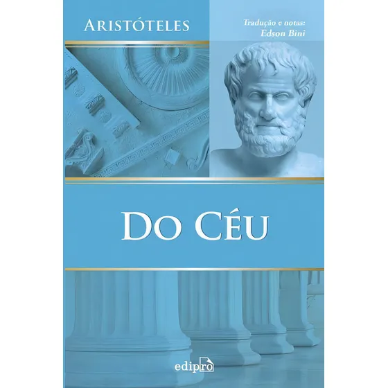Do Céu, De Aristóteles. Editorial Edipro Em Português