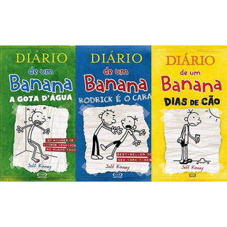 Diário De Um Banana Volumes 2, 3 E 4 - Capa Dura Diário De Um Banana Volumes 2, 3 E 4 - Capa Dura