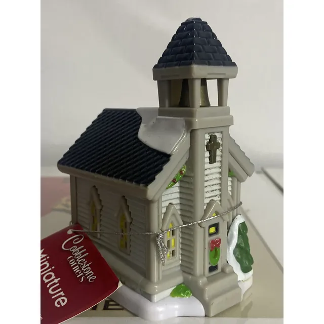 Casita Iglesia Ornamento De 12cm Cobblestone