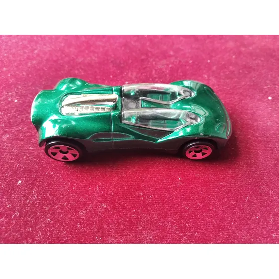 Hot Wheels 1999 Double Cross Dark Green #9  (  Mcdonald's  )