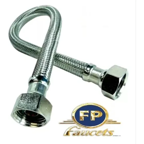 Canilla Lavamano Fregadero Fp 40cm 1/2x1/2 Fundicion Pacific
