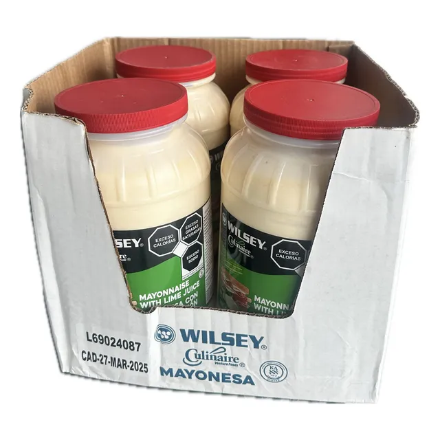Mayonesa Wilsey Con Limon 3.79 L Caja 4 Galones
