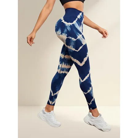 Leggins Calzas Deportivas Manchada Push Up
