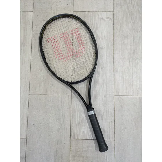 Raqueta De Tenis Jr. Wilson Pro Staff 26  V 13 + Raquetero Negro 4