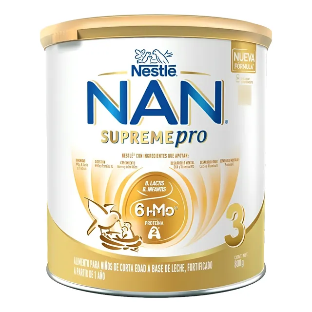Fórmula Infantil Nan 3 Supremepro 360g Sabor Regular