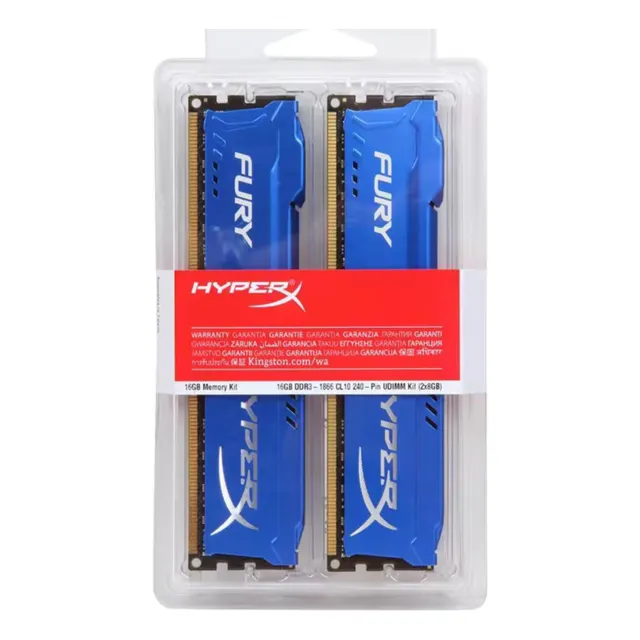 Memoria Ram Gamer Azul Ddr3 1600mhz 16gb (2x8) Dual Channel