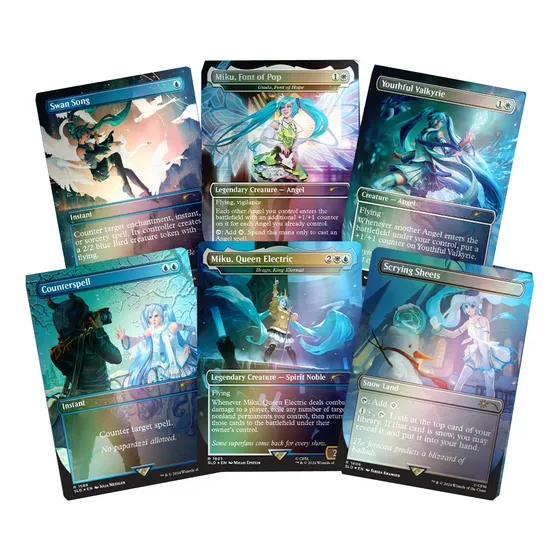 Magic Secret Lair Drop Series Secret Lair X Hatsune Miku Div Secret Lair X Hatsune Miku Winter Diva Inglés