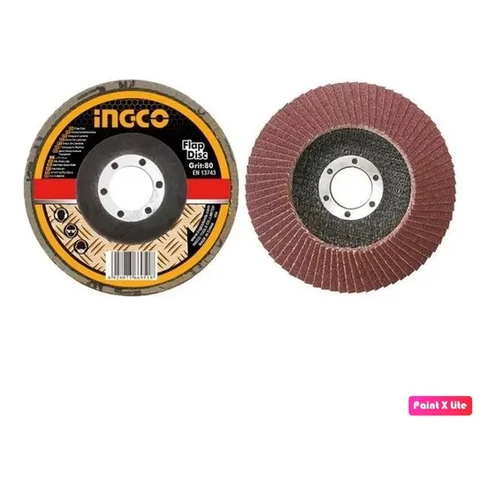 Disco Flap Lija Lijar Desbaste Esmerilar 4 1/2 Grano 60 80