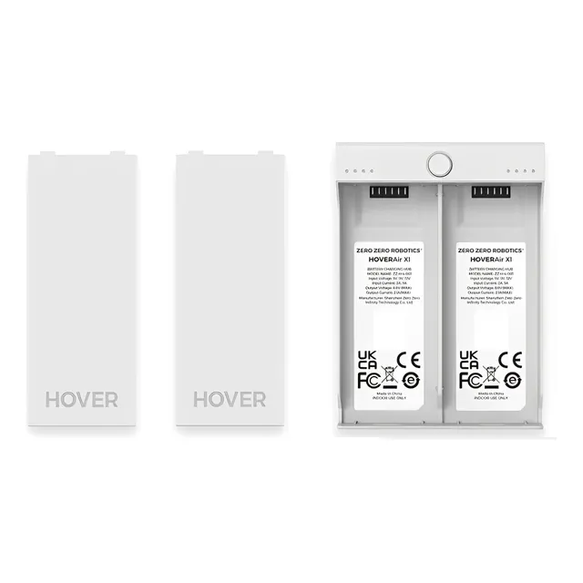 Combo 2 Baterías + 1 Cargador Para Dron Hoverair X1 Seguidor