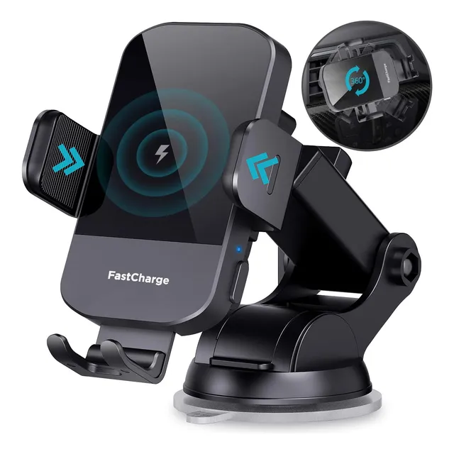 Cargador De Coche Carga Inalambrica Rápida 15w Celular Telef