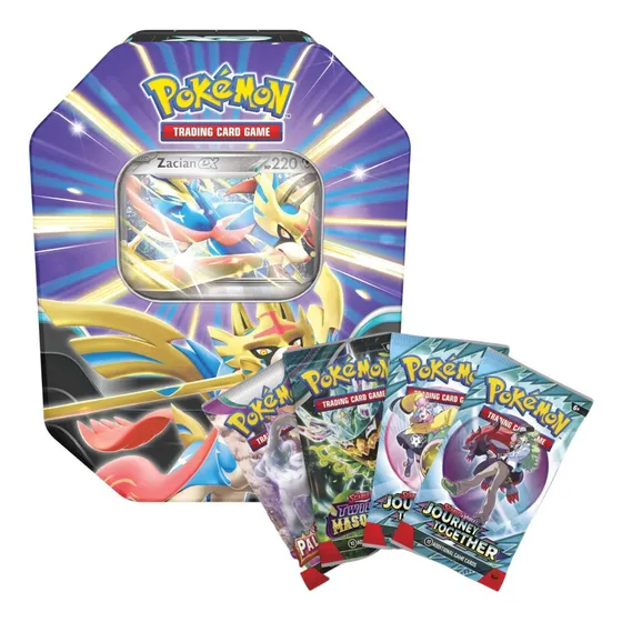 Cartas Pokemon Tcg - Slashing Legends 40 Cards Y Lata