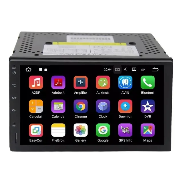 Radio Multimedia Android 10,0 Universal Táctil De 7 Pulgadas