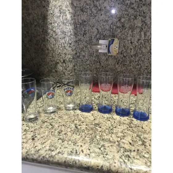 Vasos Para Servir Cerveza, 3 Polar Y 4 Solera ( Con Su Logo)