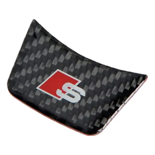 Emblema Audi Sline Rs Volante Timón Lujo Carbon  