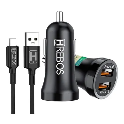 Carregador Veicular Usb Tipo C Para Motorola Samsung Xiaomi